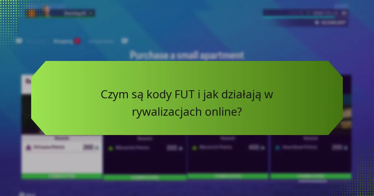 Jak mogę wziąć udział w rywalizacjach online, używając kodów FUT?