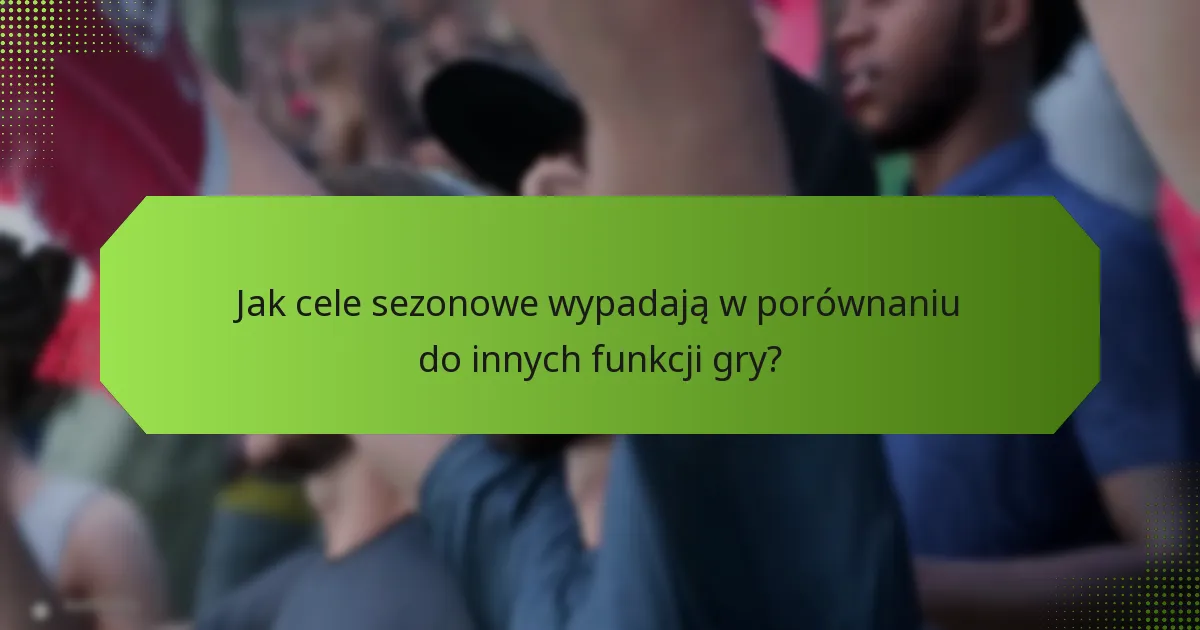 Jak gracze mogą śledzić i realizować cele sezonowe?