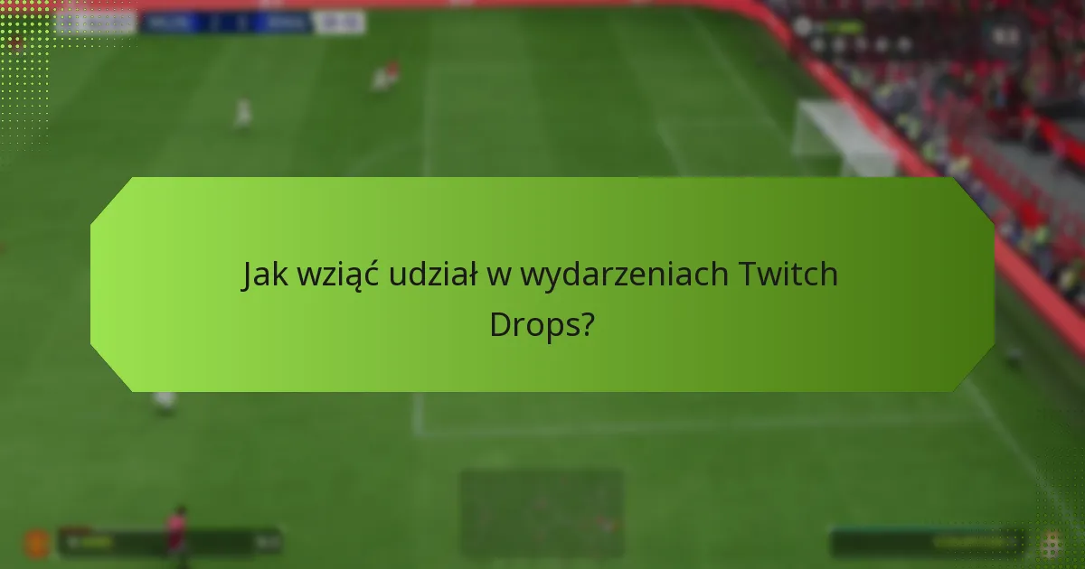 Jakie wydarzenia Twitch Drops są obecnie aktywne?