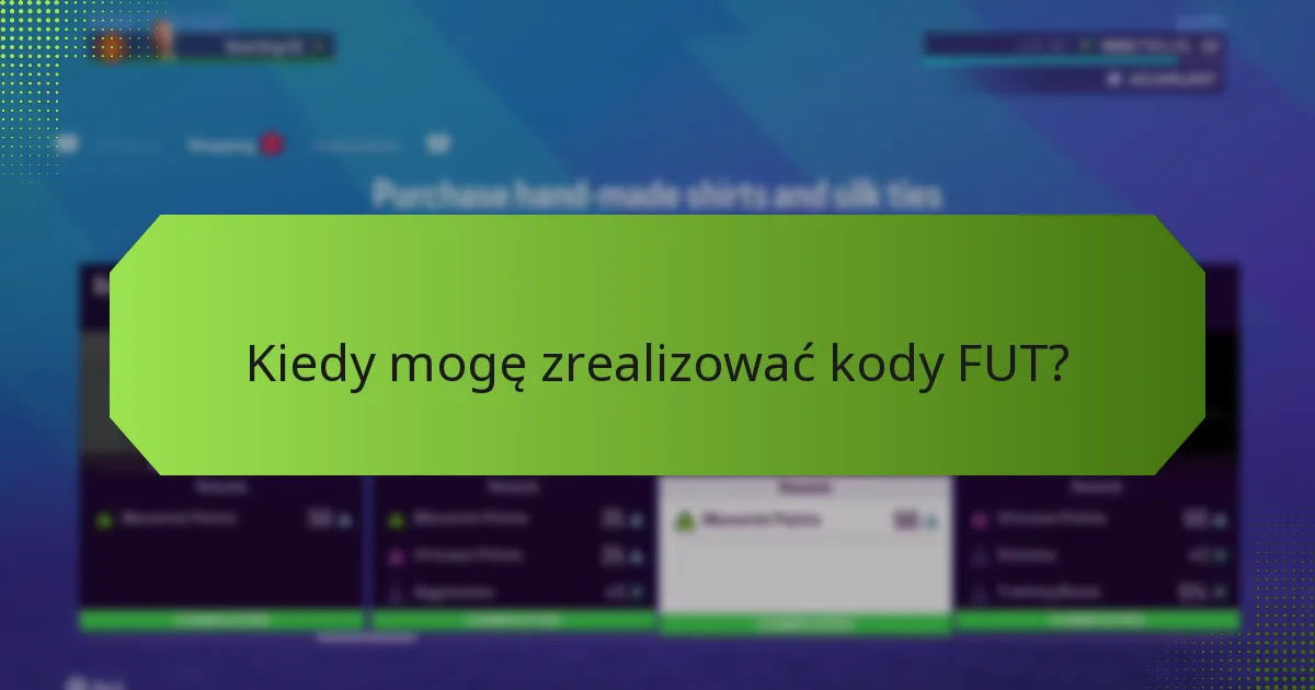 Jak rozwiązywać problemy z realizacją kodów FUT?